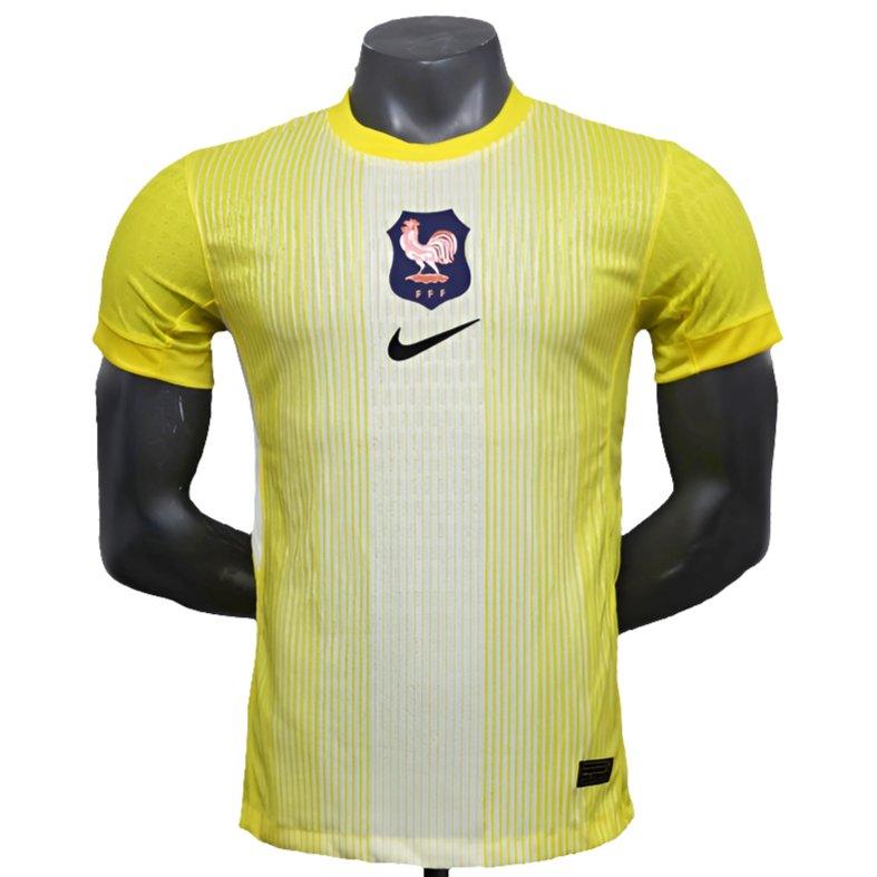 Camisa França 25/26 Goleiro - Amarelo - Versão Jogador