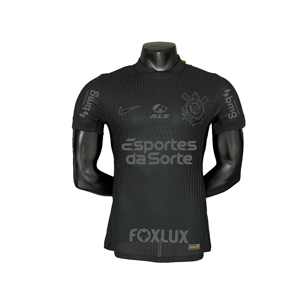 Camisa Corinthians 24/25 II Away - Todos os Patrocínios - Versão Jogador