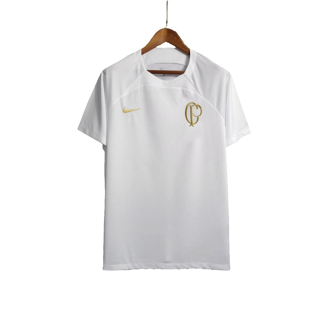 Camisa Corinthians 22/23 Treino - Branco - Versão Torcedor