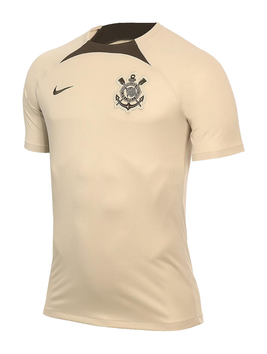 Camisa Corinthians 24/25 Treino - Bege - Versão Torcedor