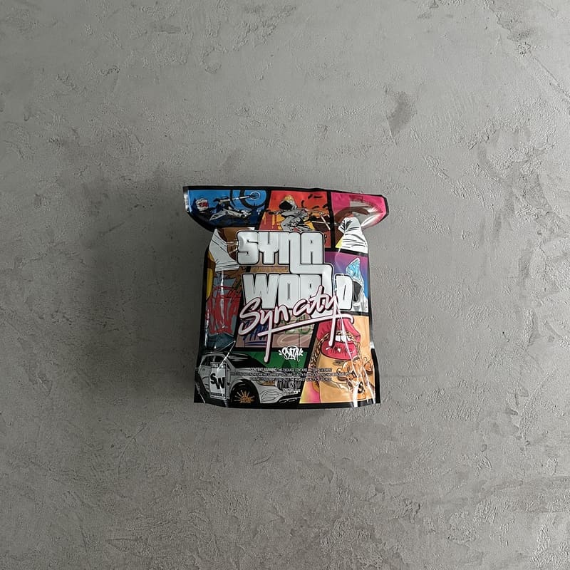 Conjunto Syna World College Logo Cinza/Rosa