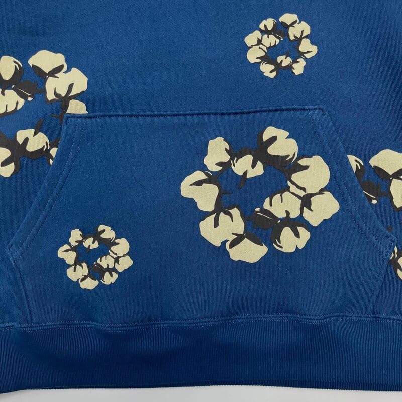 Moletom Denim Tears x CPFM Wreath Navy Blue