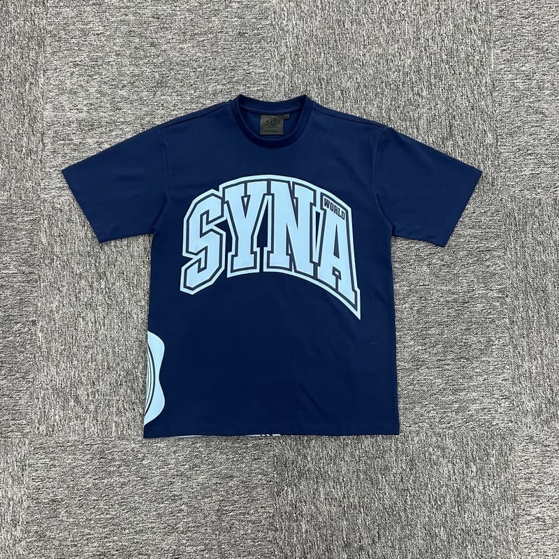 Camiseta Syna World College Azul Marinho