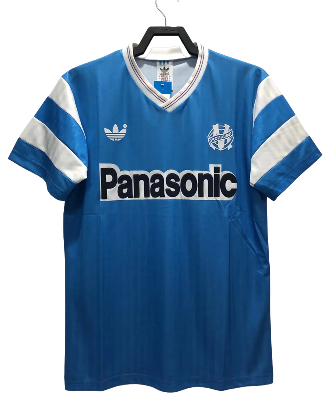 Camisa Marselha 1990 Azul - Versão Retrô