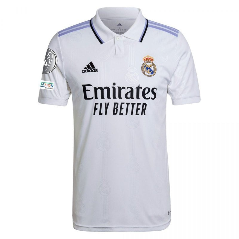 Camisa Real Madrid 22/23 - Liga dos Campeões - I Home - Versão Torcedor